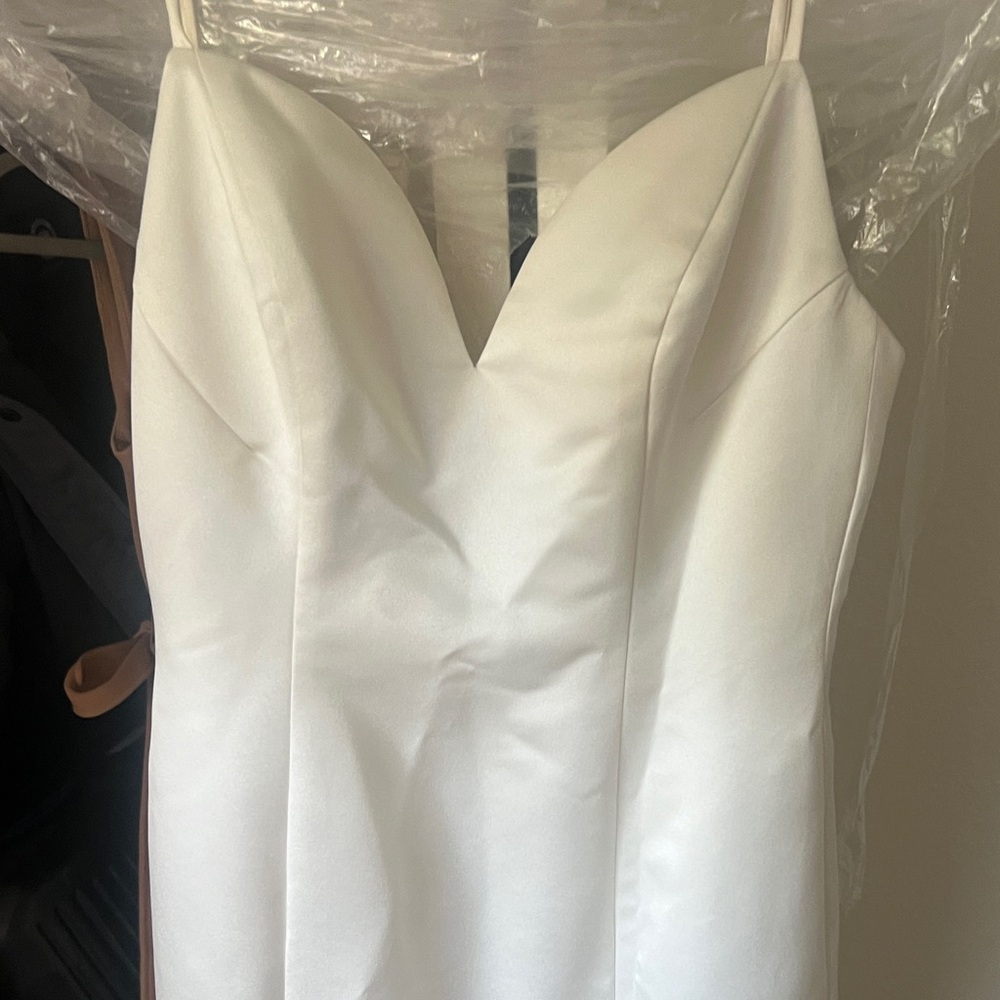 Symphony Bridal Strapless White Dress